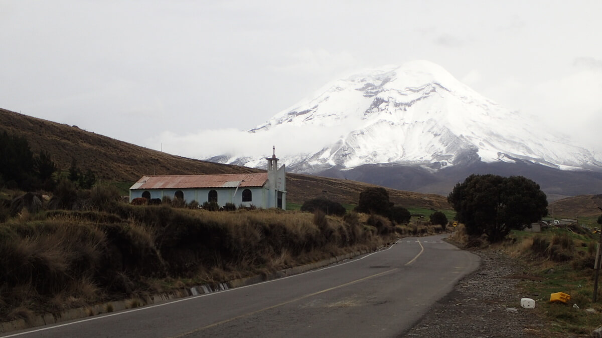 At Chimorazu volcano