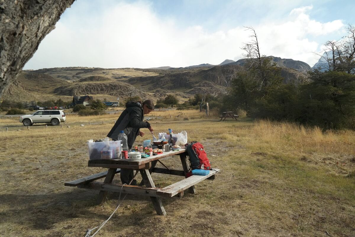 Last cooking in el Chalten