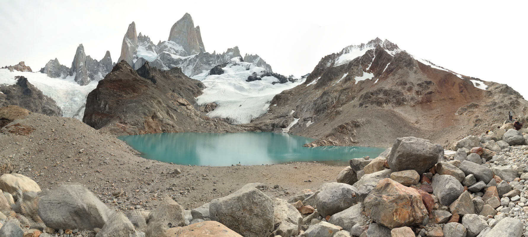 Panorama Fitz Roy at top