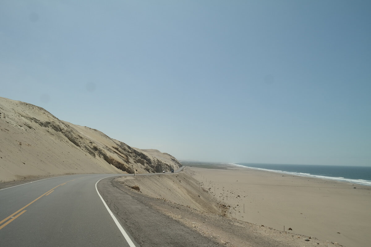 coastal drive in South Peru