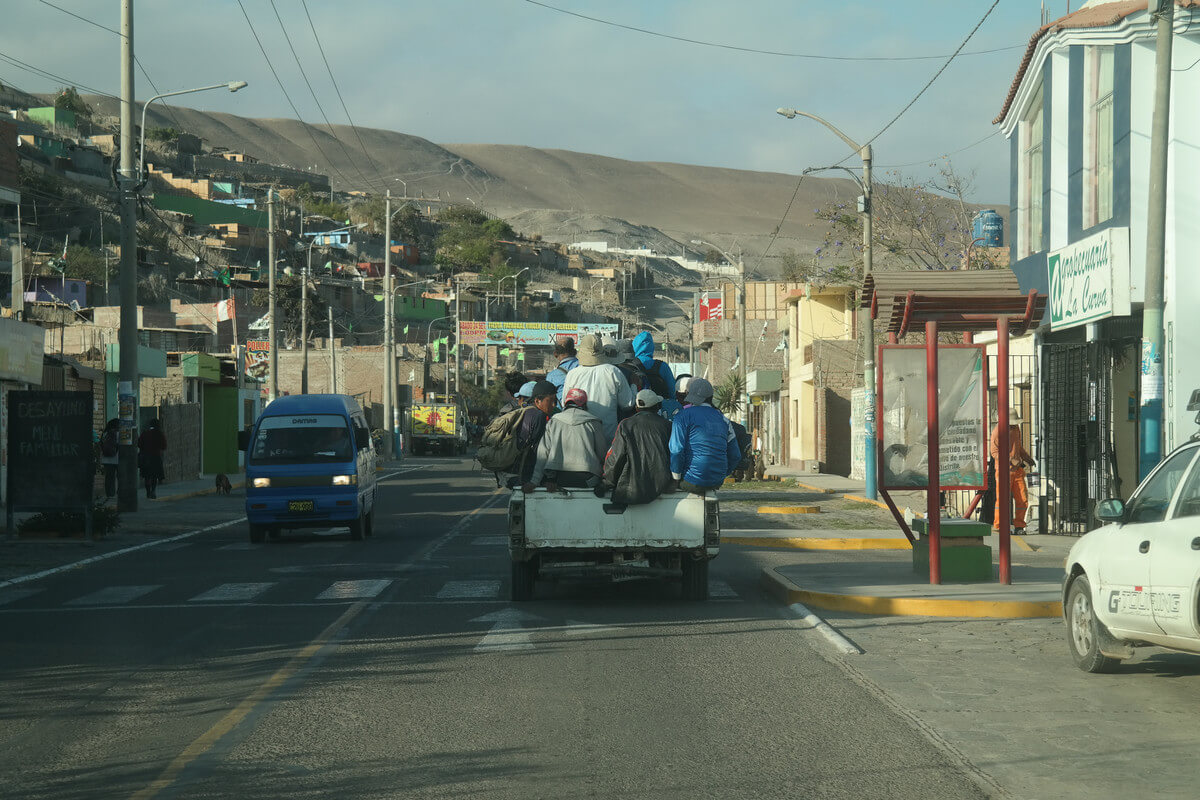 coastal drive in South Peru