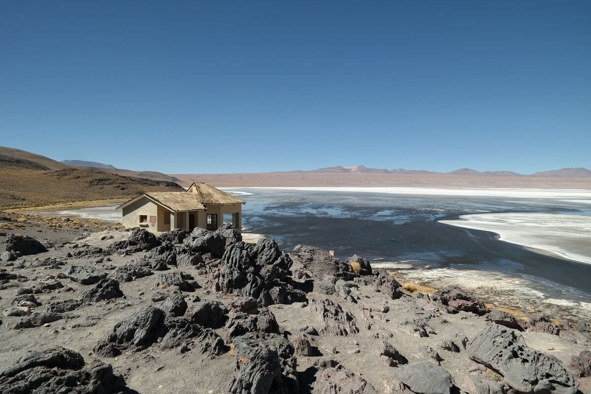 At Laguna Colorada