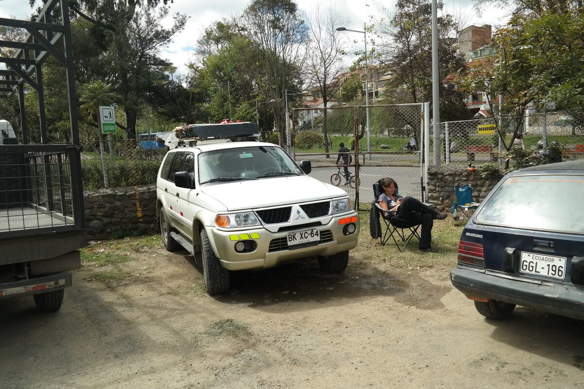 Cuenca Parkplatz