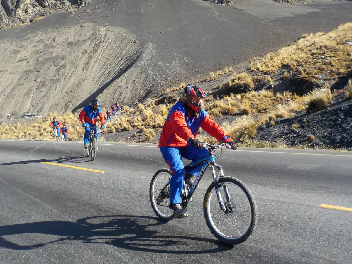 Death Road by bike