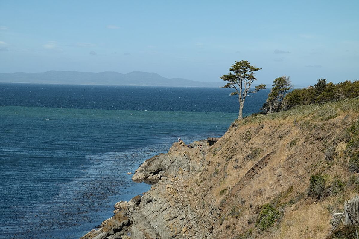 Coastal walk at Fuerte Bulnes