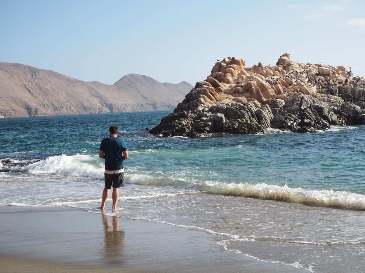 Micha at Pisagua beach