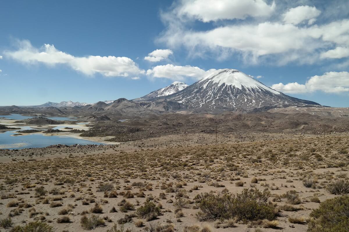 volcanos at Lauca Nationalpark