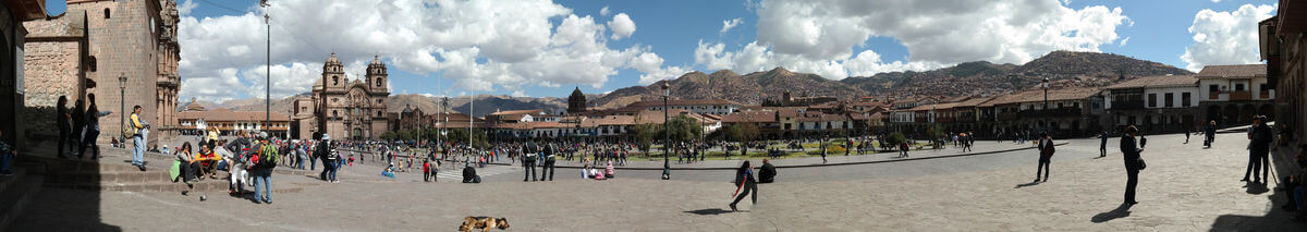 In Cusco - Panorama