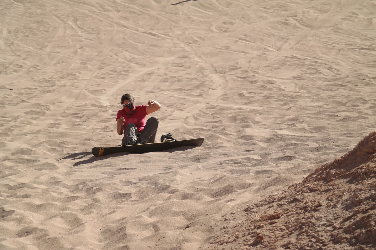 Valle de la muerte sandboarding