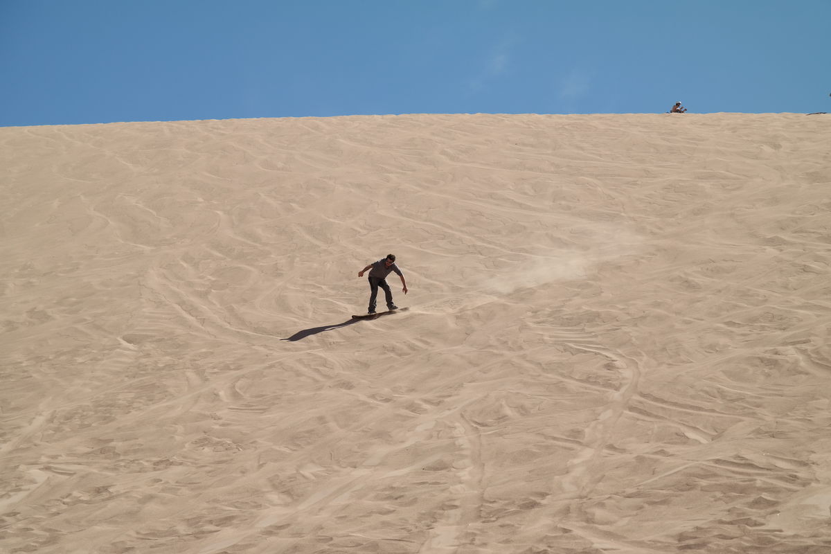 Valle de la muerte sandboarding