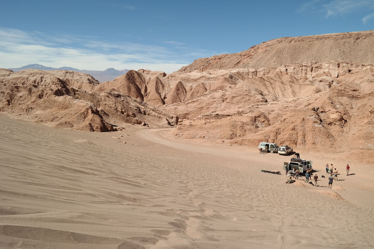 Valle de la muerte sandboarding