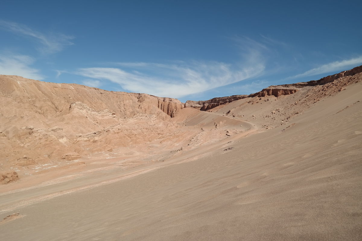 Valle de la muerte sandboarding