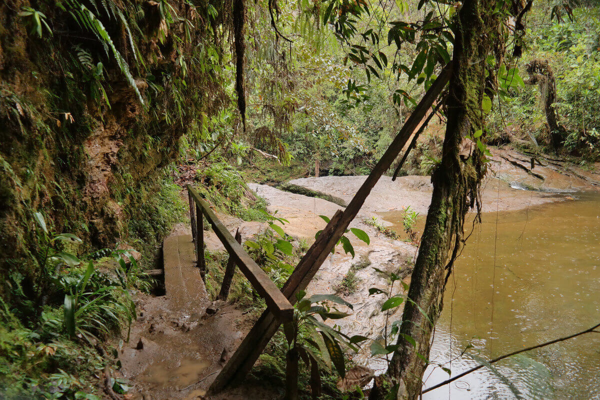 Fin del Mundo waterfall