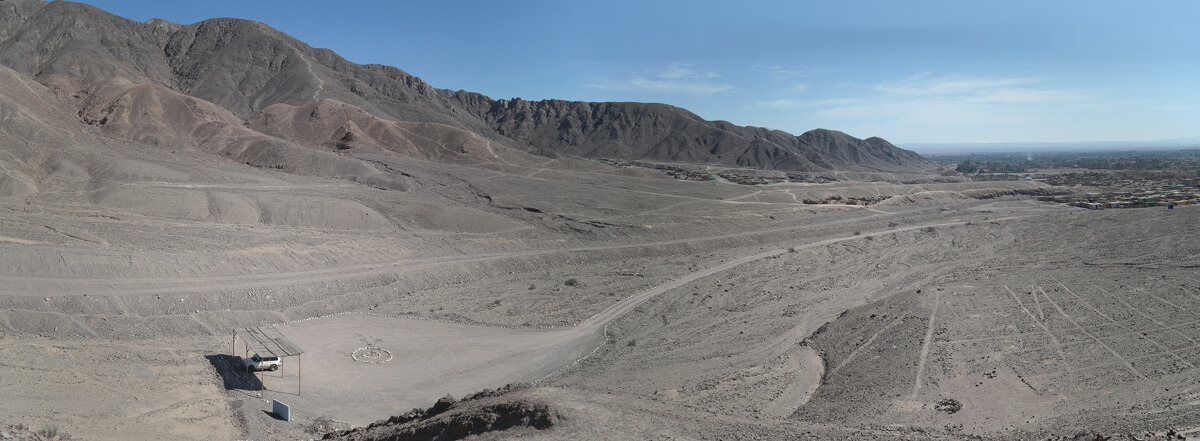 Panorama Nazca - Saywite ruins