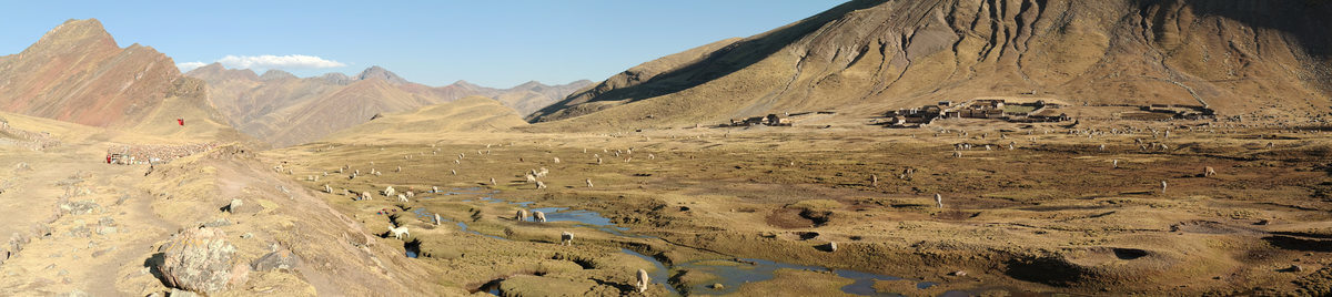 Rainbow Mountains Panorama