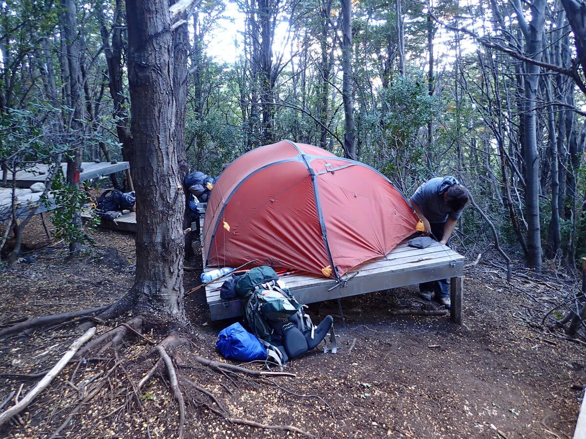 Zweiter Tag W-Wanderung bis Camp Frances